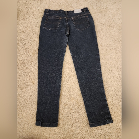 Bonafide Womens Blue Jeans Dark Wash Skinny Size 32" Waist #C59 - Picture 5 of 6